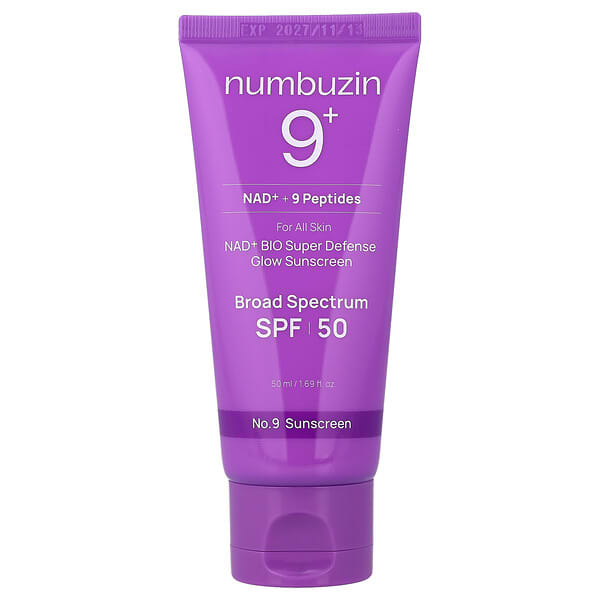 Солнцезащитный крем No.9 NAD+ Bio Super Defense Glow SPF 50, 50 ml