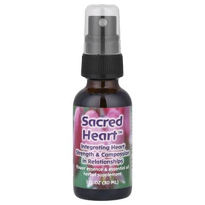 Sacred Heart™, Эссенция цветов и эфирное масло, 1 fl oz (30 ml)