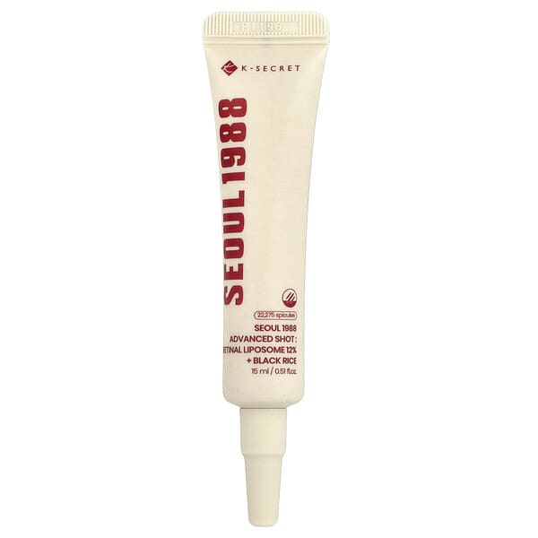 Сыворотка Seoul 1988 Advanced Shot, Retinal Liposome 12% + Black Rice, 0.51 жидких унции (15 мл)