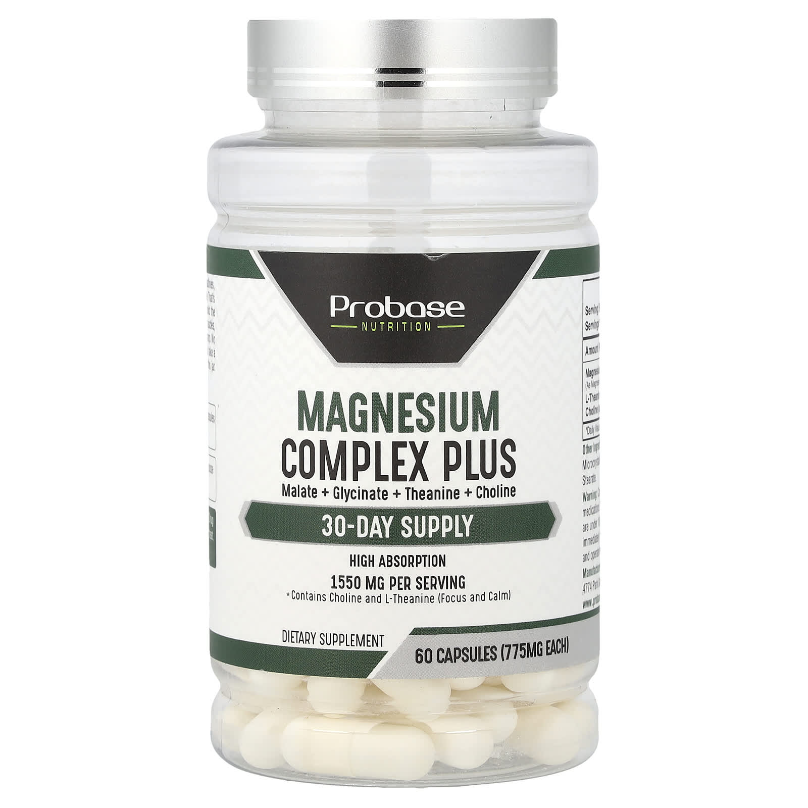 Magnesium Complex Plus, 60 Capsules