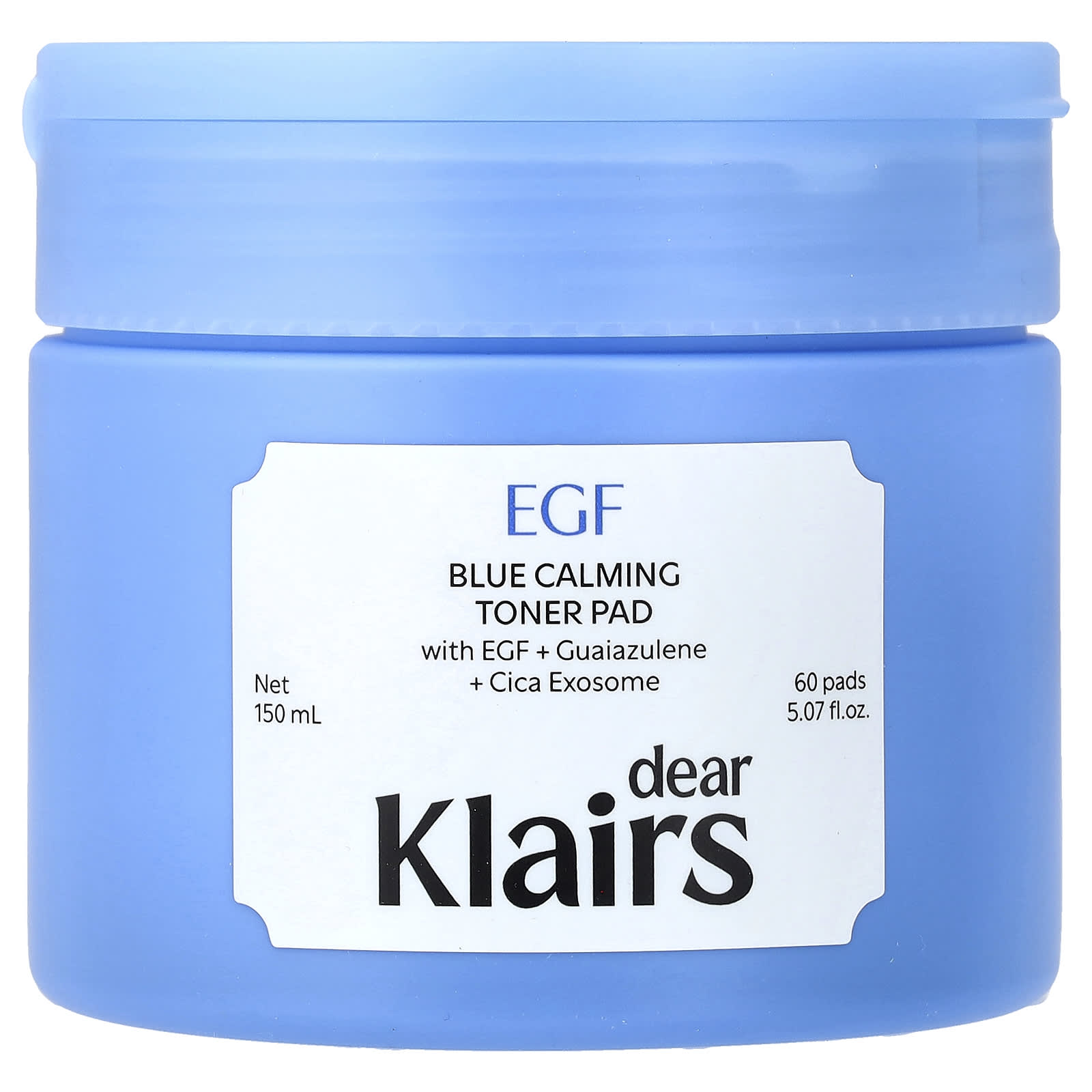 EGF Blue Calming Toner Pads, 60 Pads