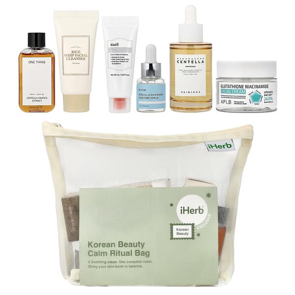 Набор для ухода за кожей Korean Beauty Calm Ritual, 7 шт.