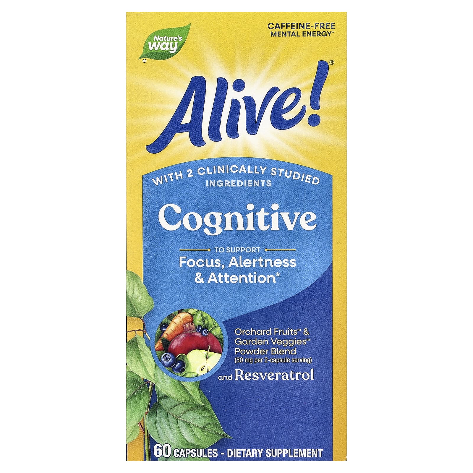 БАД Alive!® Cognitive 60 капсул