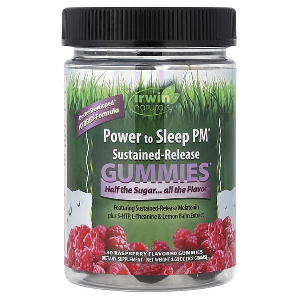 Жевательные витамины Power to Sleep PM® Raspberry, 30 шт.