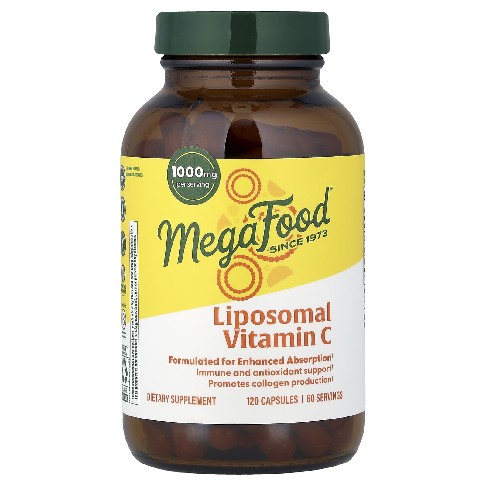 Liposomal Vitamin C, 120 Capsules (500 mg per Capsule)