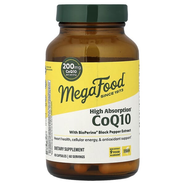 CoQ10 с экстрактом черного перца BioPerine®, 60 капсул