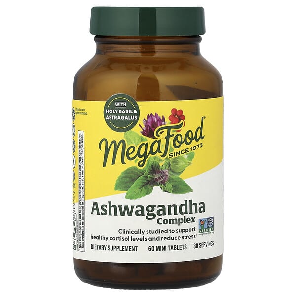 Комплекс Ashwagandha MegaFood, 60 Mini Tablets