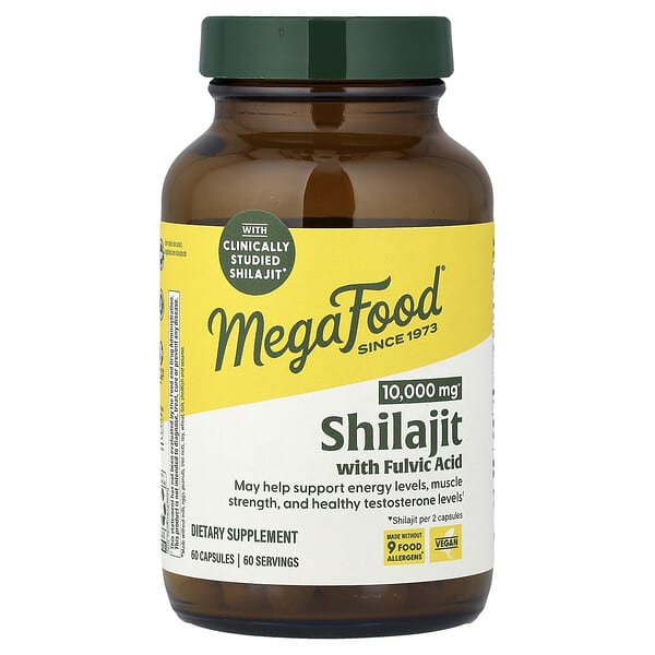 Shilajit с фульвовой кислотой, 60 капсул