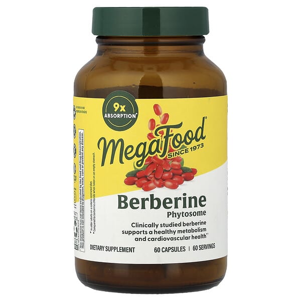 Berberine Phytosome, 60 Capsules (550 mg per Capsule)