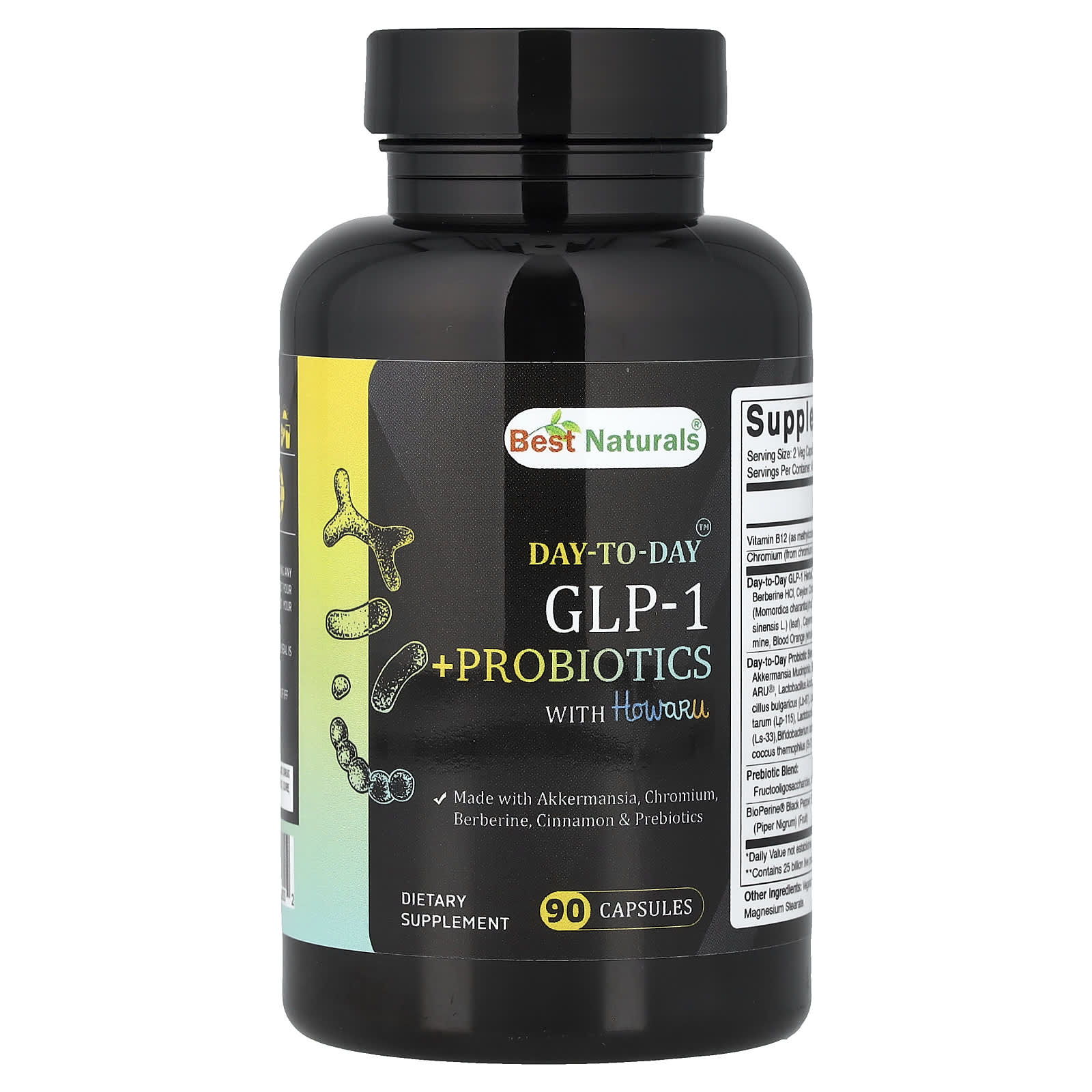 Day-To-Day™ GLP-1 + пробиотики, 90 капсул