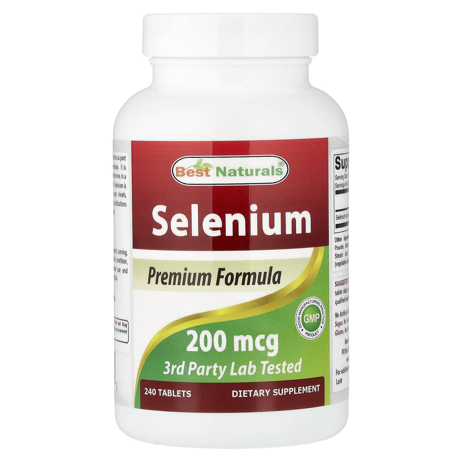 Селен Selenium 200 mcg 240 Tablets
