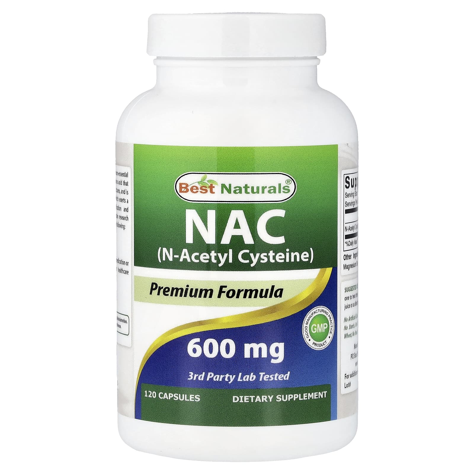 NAC, 600 mg, 120 капсул