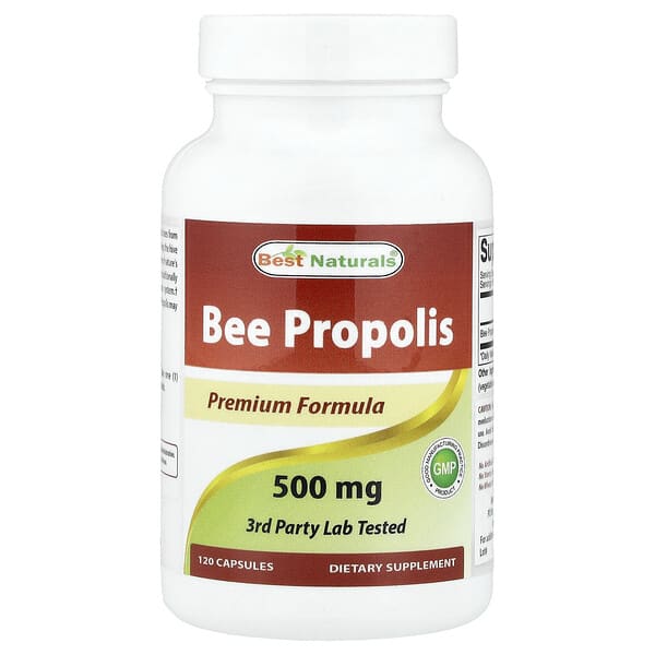 Bee Propolis, 500 mg, 120 Capsules