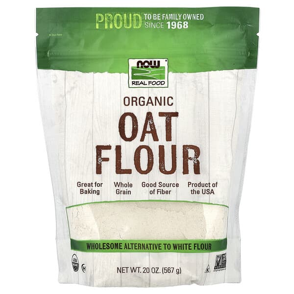 Овсяная мука Real Food Organic 20 oz (567 g)