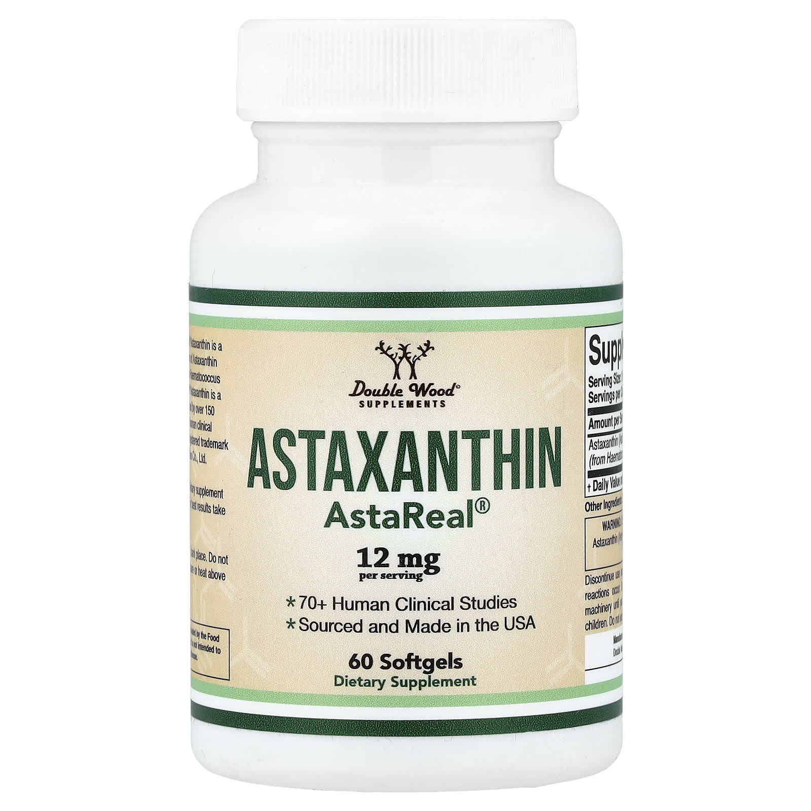 Astaxanthin AstaReal®, 12 mg, 60 Softgels