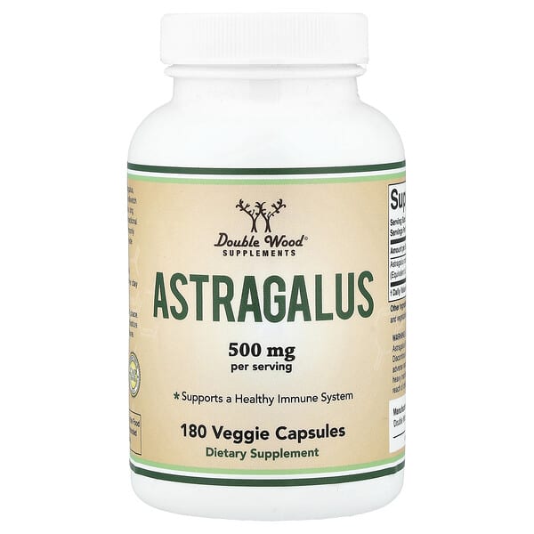 Астрагал, 180 вегетарианских капсул (250 mg per Capsule)