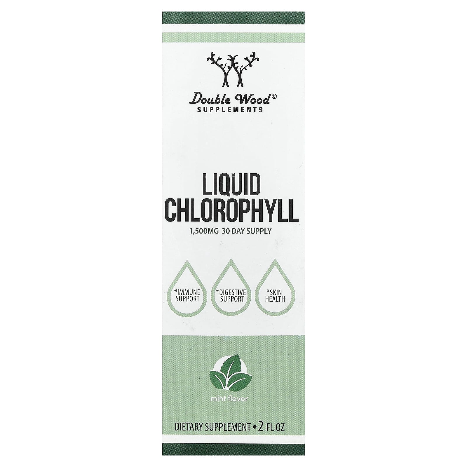 Жидкий хлорофилл, мята, 2 fl oz