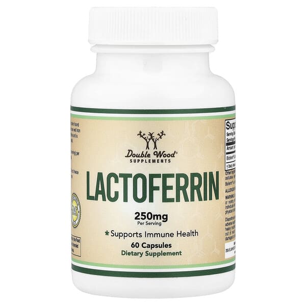 Lactoferrin, 60 Capsules (125 mg per Capsule)