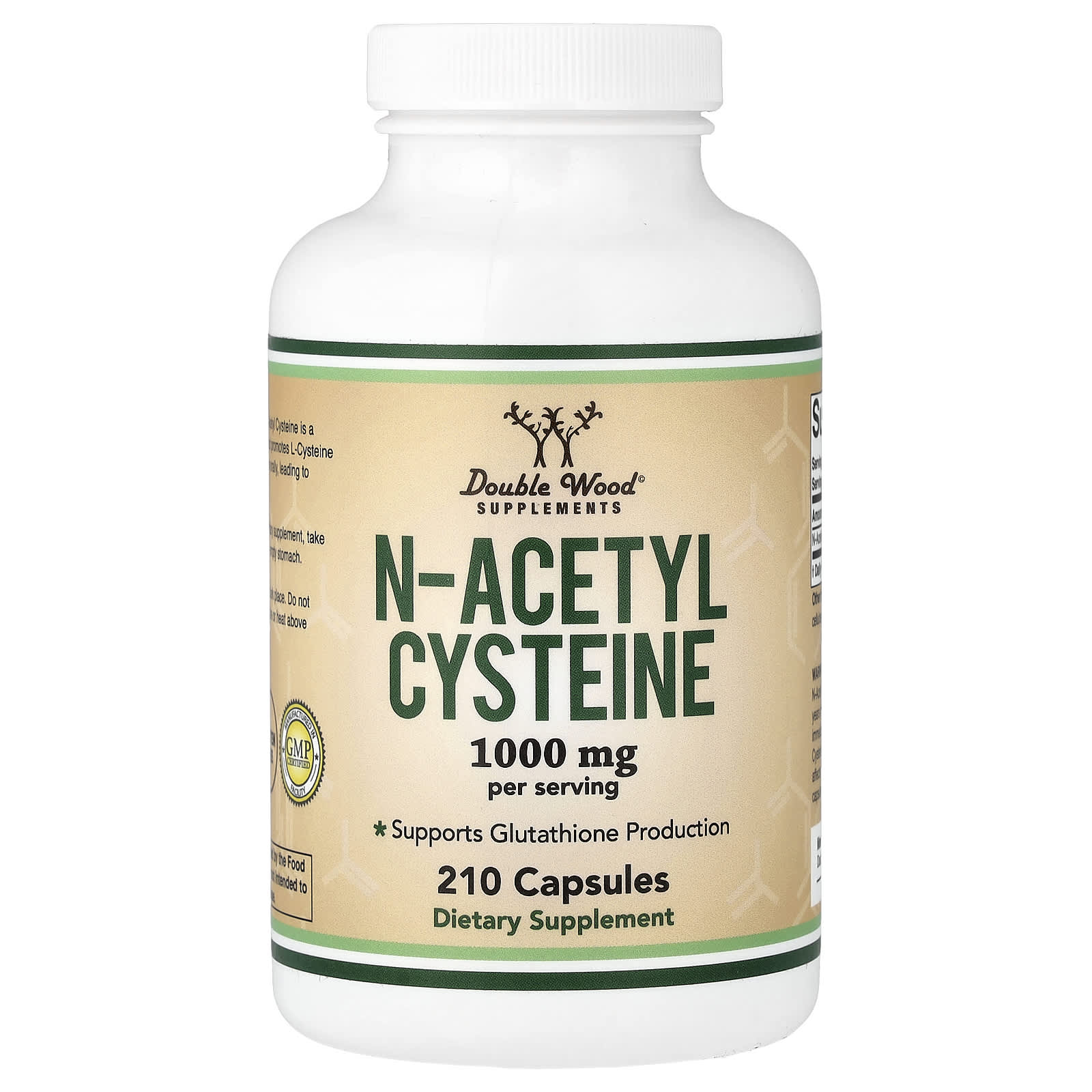 N-Acetyle Cysteine, 210 Capsules (500 mg per Capsule)