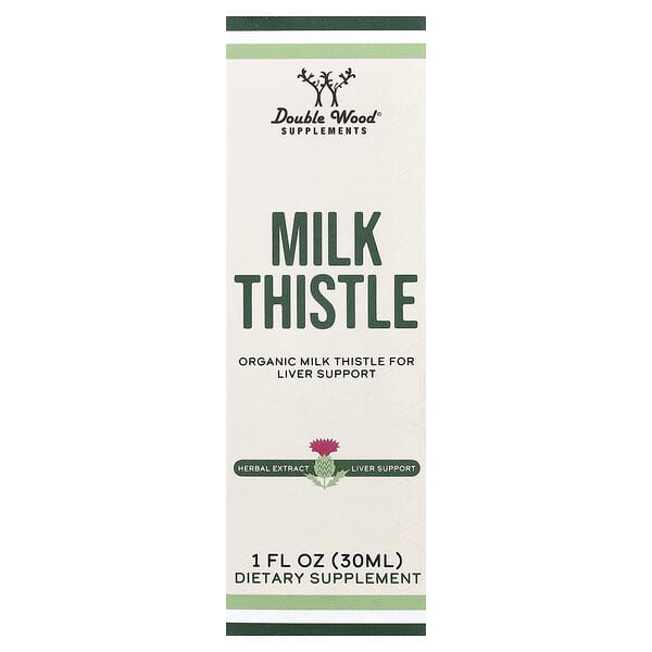 Double Wood Supplements Milk Thistle, 30 мл