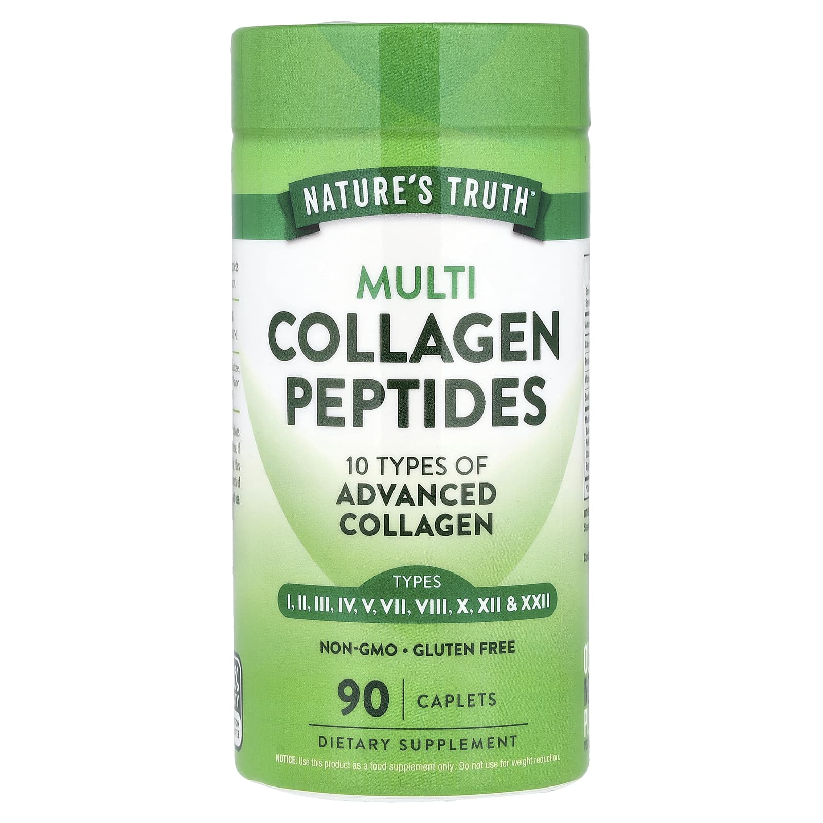 Nature's Truth Multi Collagen Peptides, 90 каплетов