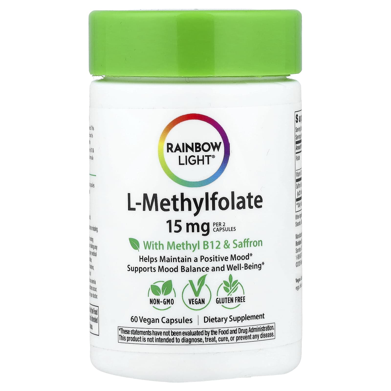 L-Methylfolate, 60 Vegan Capsules