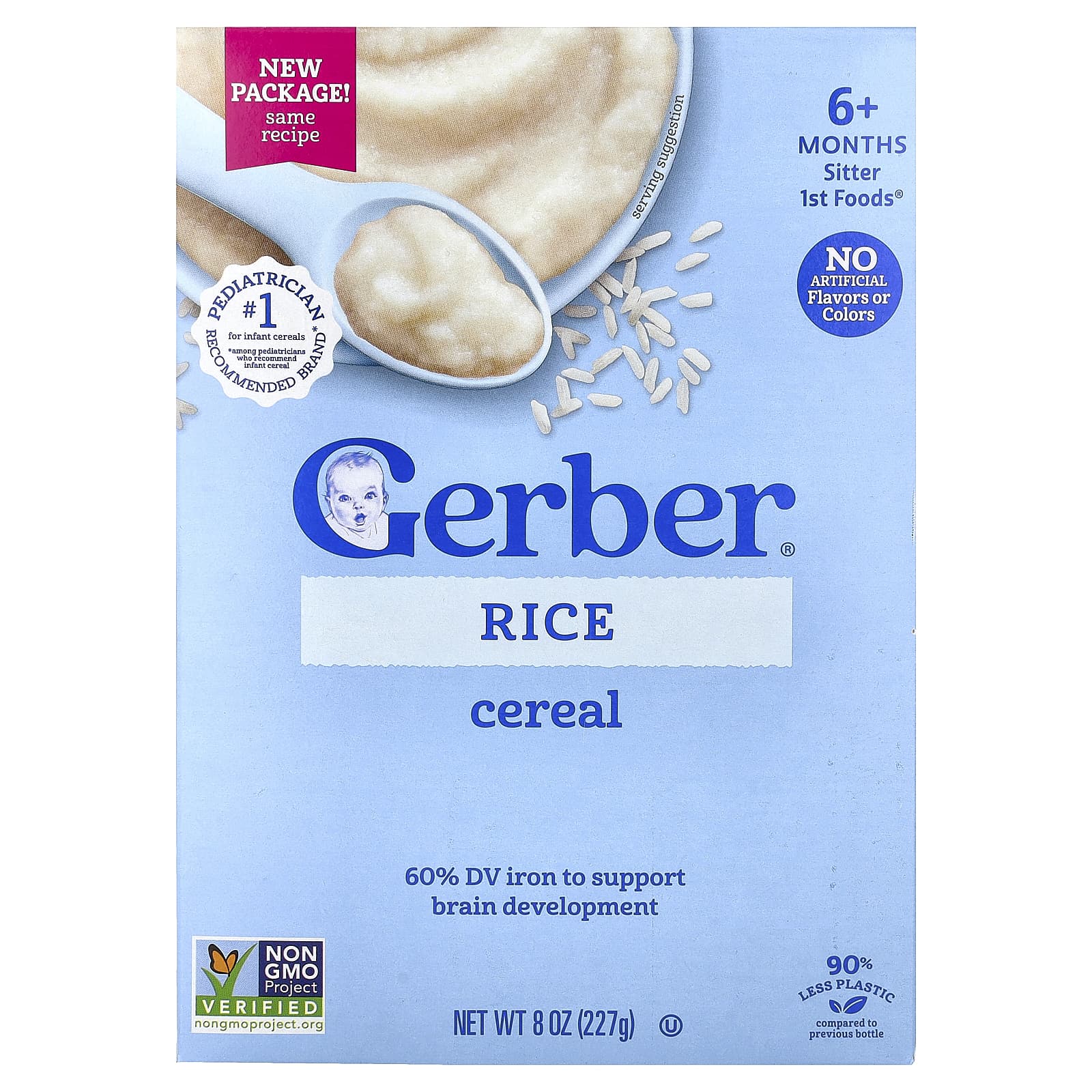 Rice Cereal, 6+ Months, 8 oz (227 g)