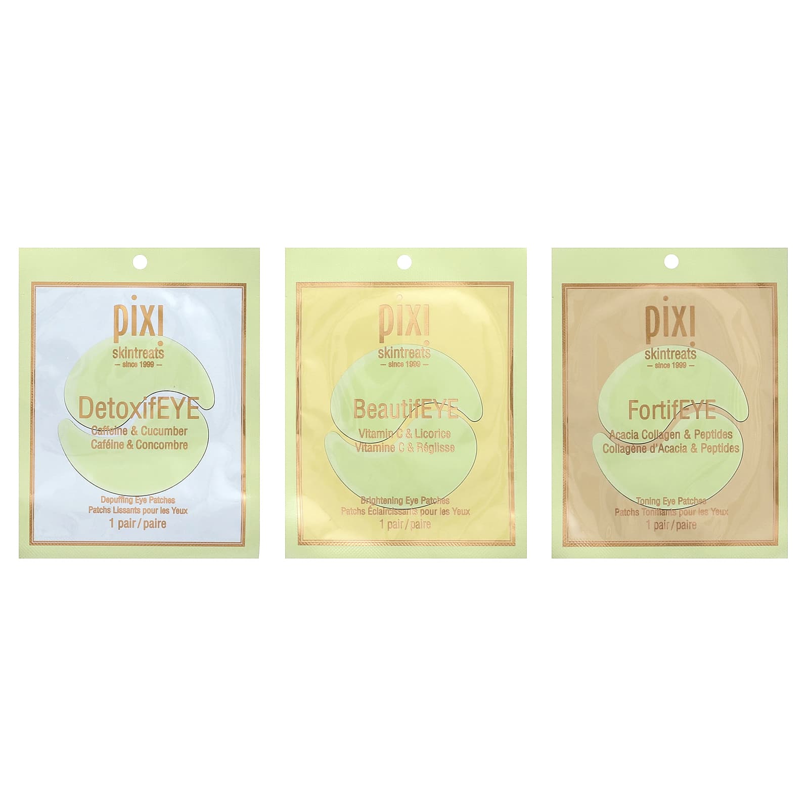Eye Patch Trio, 3 Pairs