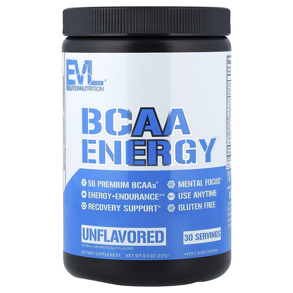 BCAA Energy®, без вкуса, 8,4 унции (237 г)