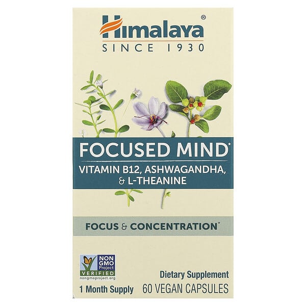 Focused Mind, 60 веганских капсул