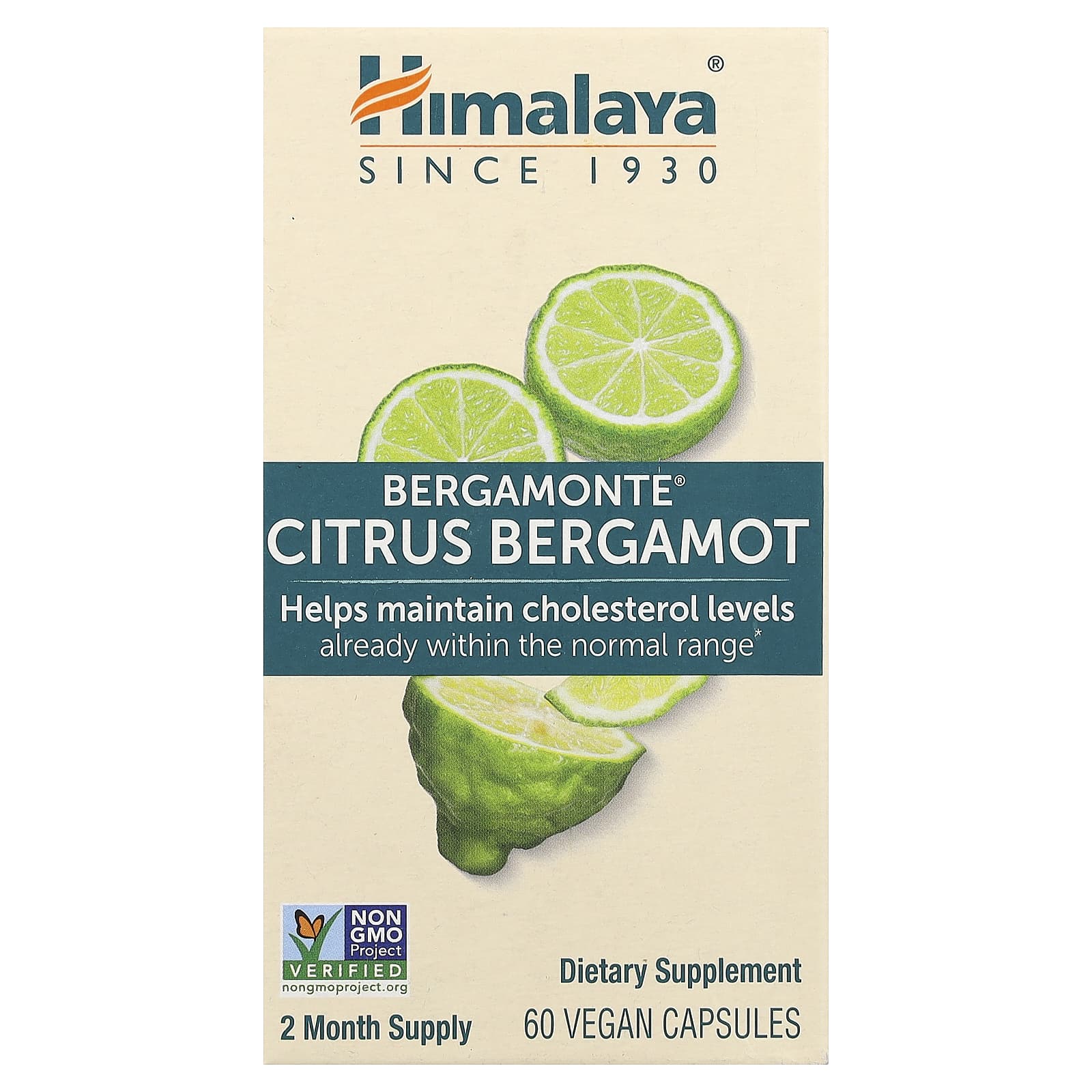 Bergamonte®, Citrus Bergamot, 60 Vegan Capsules (500 mg per Capsule)