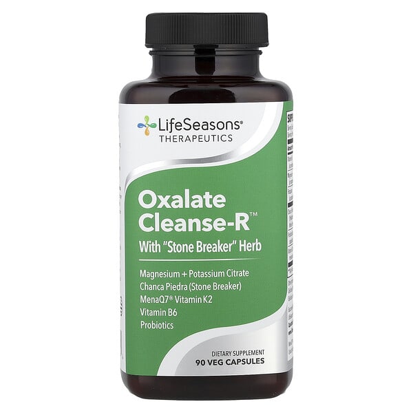 LifeSeasons Oxalate Cleanse-R™, 90 вегетарианских капсул