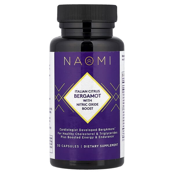NAOMI Italian Citrus Bergamot With Nitric Oxide Boost, 30 капсул