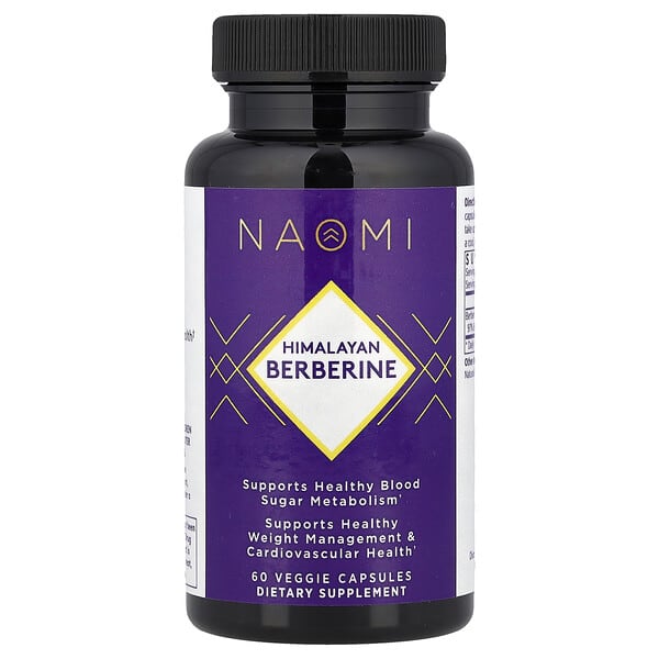 NAOMI Himalayan Berberine, 60 вегетарианских капсул (500 мг в капсуле)