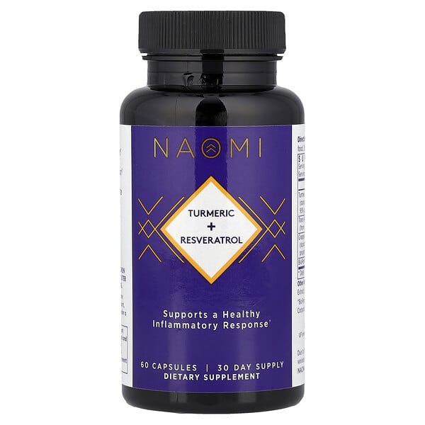 Turmeric + Resveratrol, 60 капсул