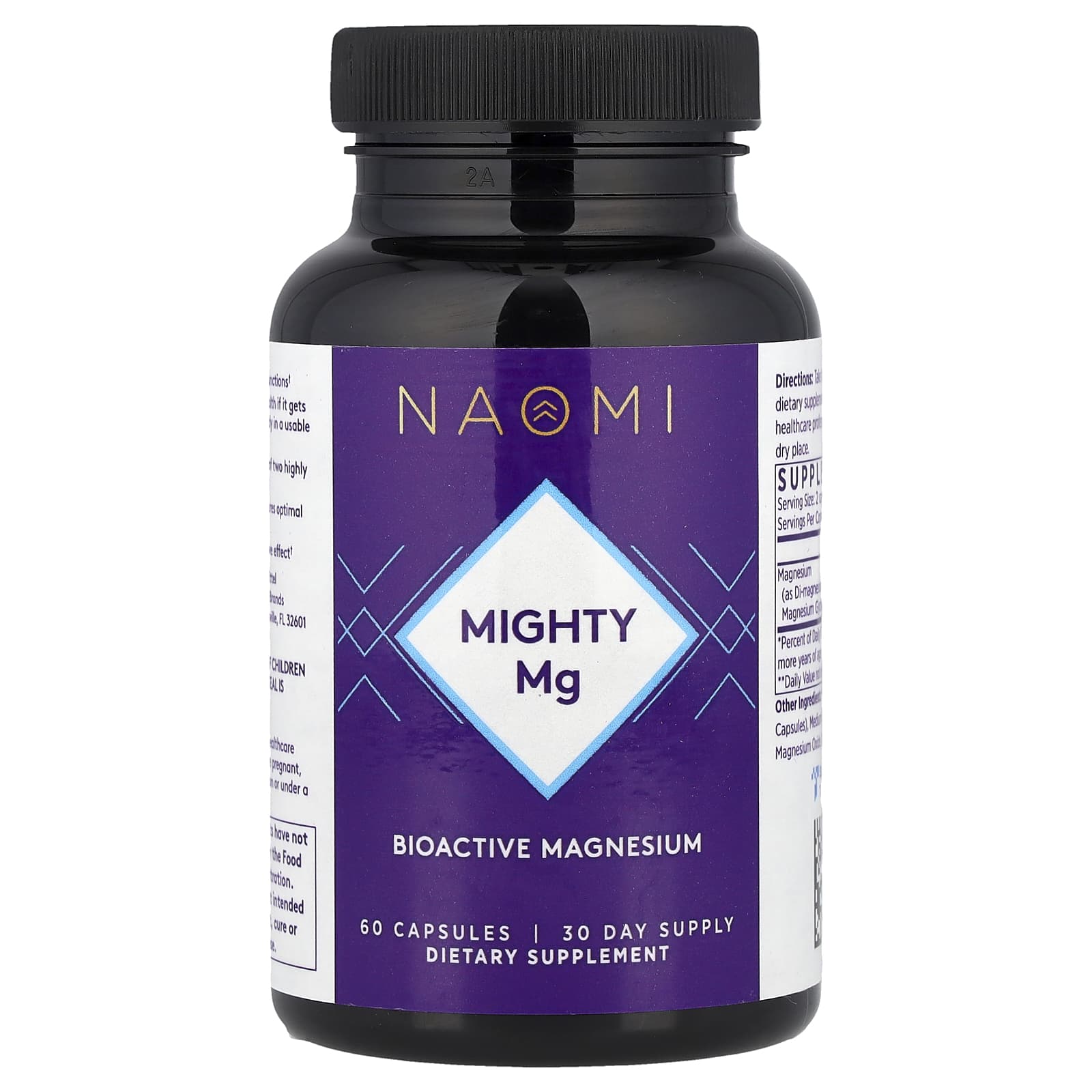 Mighty Mg, 60 Capsules (180 mg per Capsule)