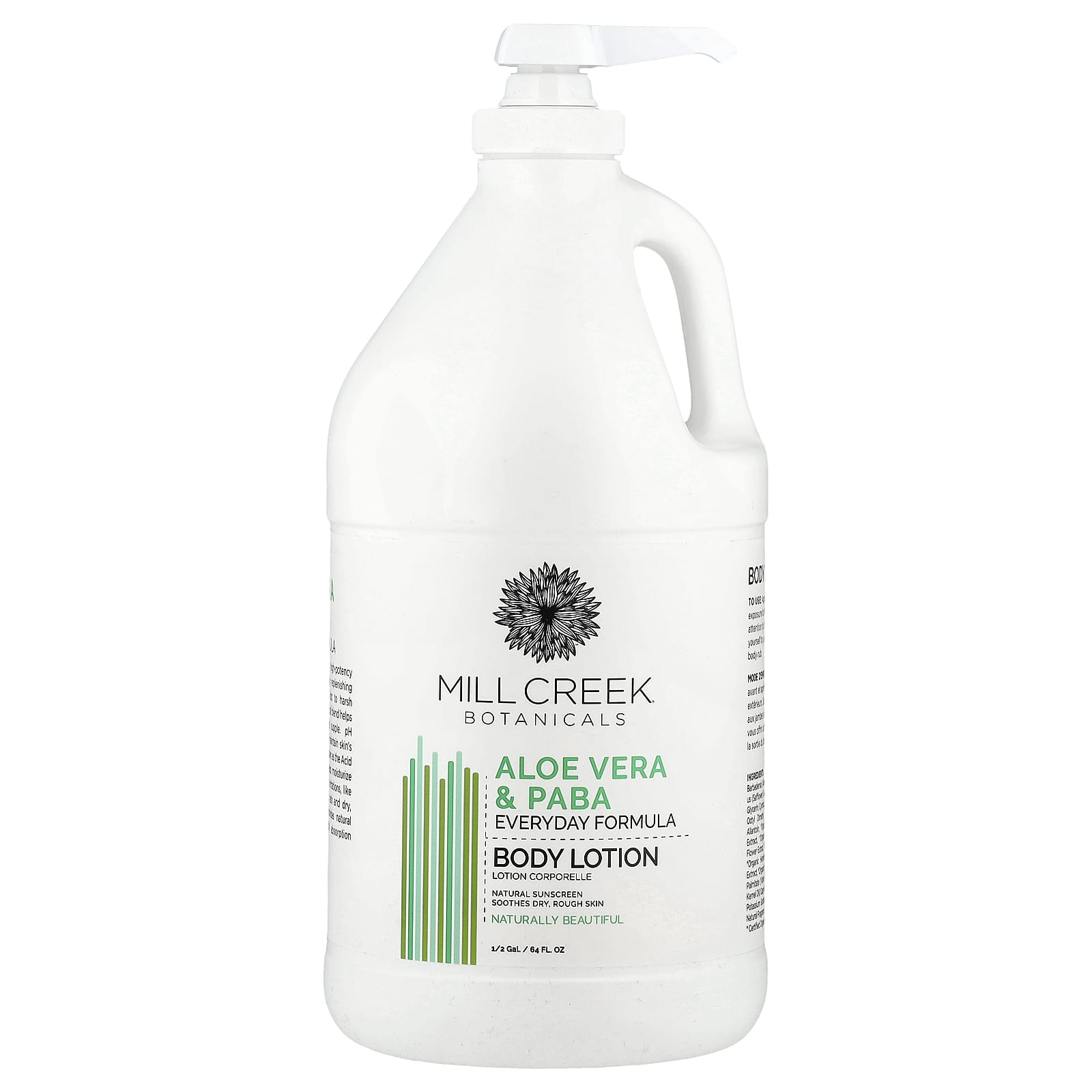 Aloe Vera and Paba Body Lotion, 1/2 Gallon (64 fl oz)