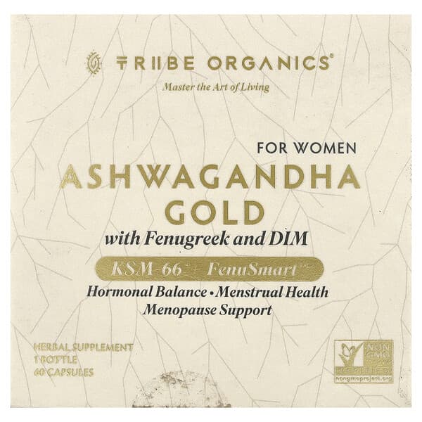 Ashwagandha Gold с фригреком и ДИМ, для женщин, 60 капсул
