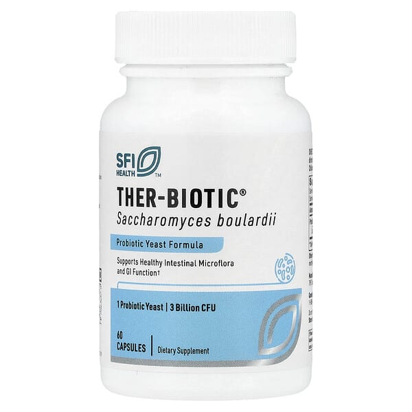 Ther-Biotic®, Saccharomyces Boulardii, 3 миллиарда КОЕ, 60 капсул