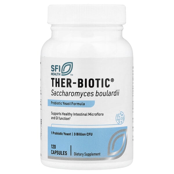 Пробиотик Ther-Biotic® Saccharomyces Boulardii, 3 миллиарда КОЕ, 120 капсул