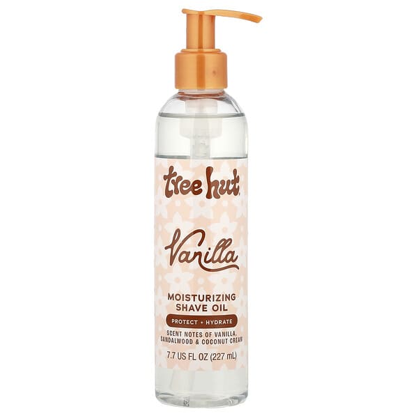 Moisturizing Shave Oil, Vanilla, 7.7 fl oz (227 ml)