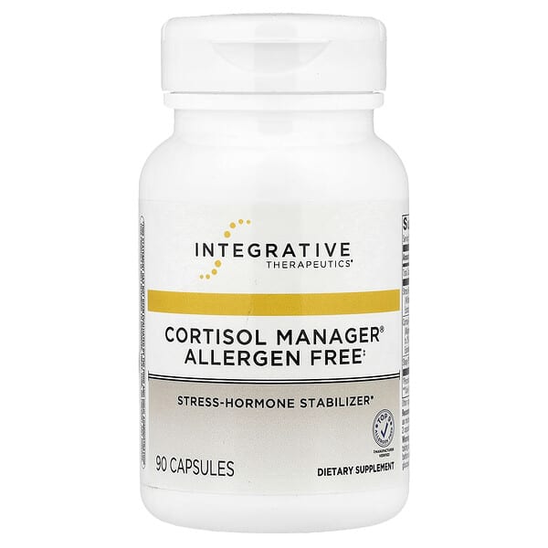 Cortisol Manager®, без аллергенов, 90 капсул