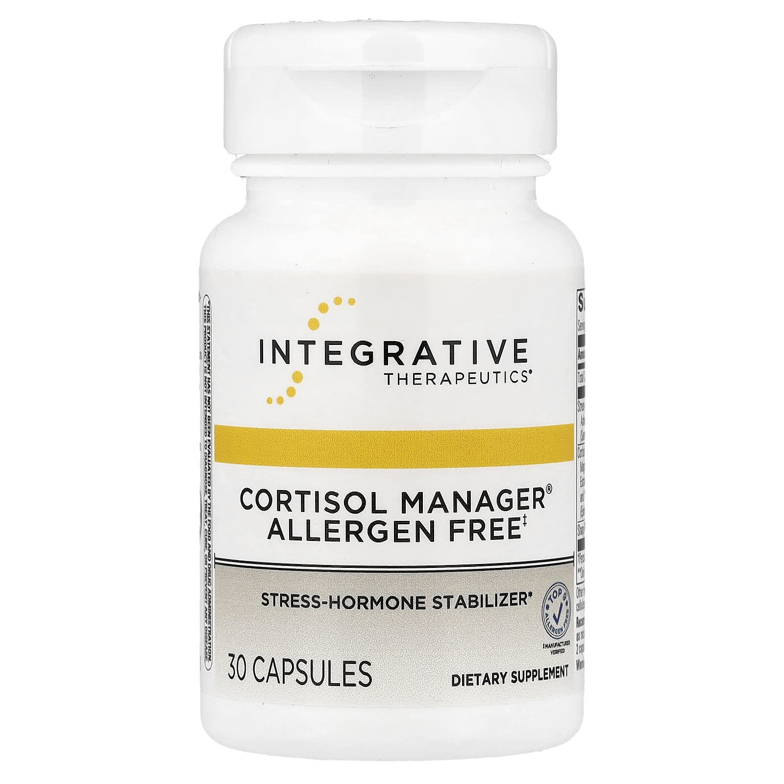 Integrative Therapeutics Cortisol Manager®, без аллергенов, 30 капсул