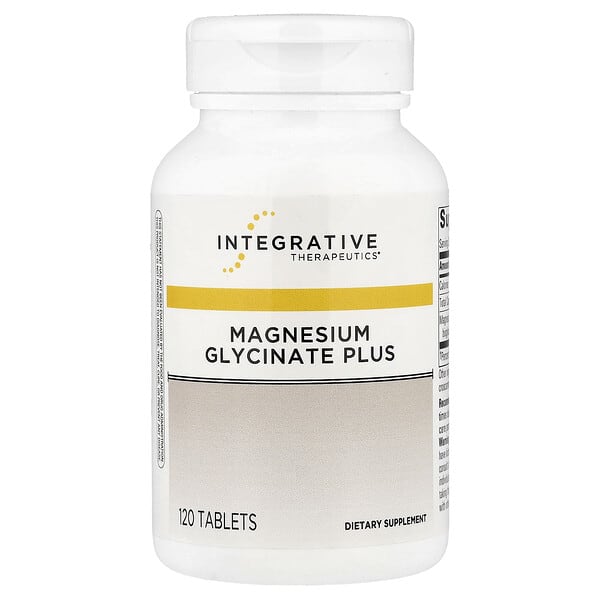 Magnesium Glycinate Plus, 120 Tablets (110 mg per Tablet)
