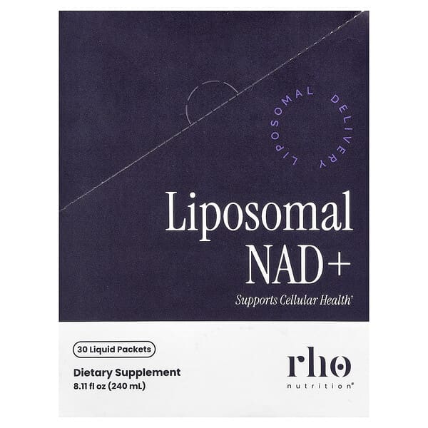 Липосомальный NAD+, 30 жидких пакетиков, по 0.27 жидких унции (8 мл) каждый