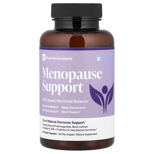 Поддержка при менопаузе Pure Micronutrients, 60 веганских капсул