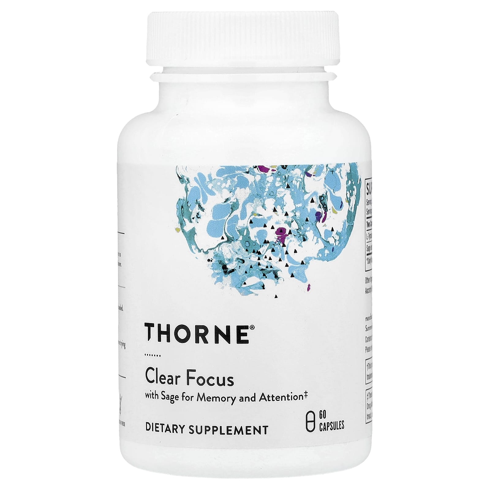 Thorne Clear Focus, 60 капсул