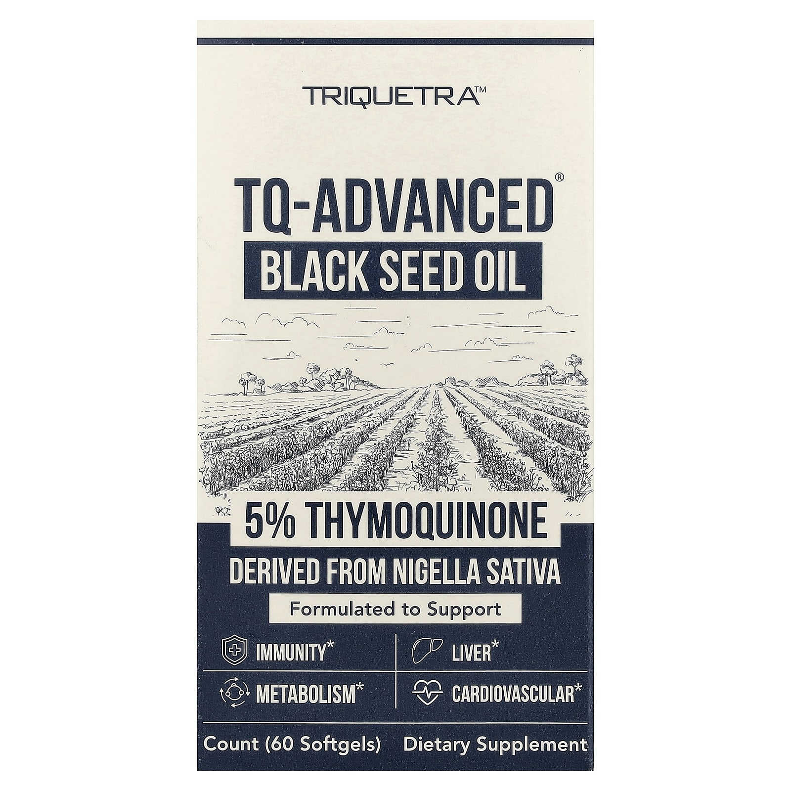TQ-Advanced® Black Seed Oil, 60 Softgels