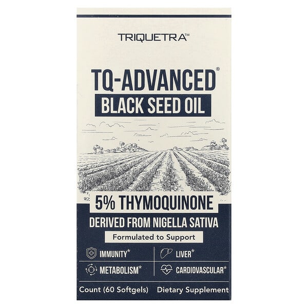 TQ-Advanced® Black Seed Oil, 60 Softgels