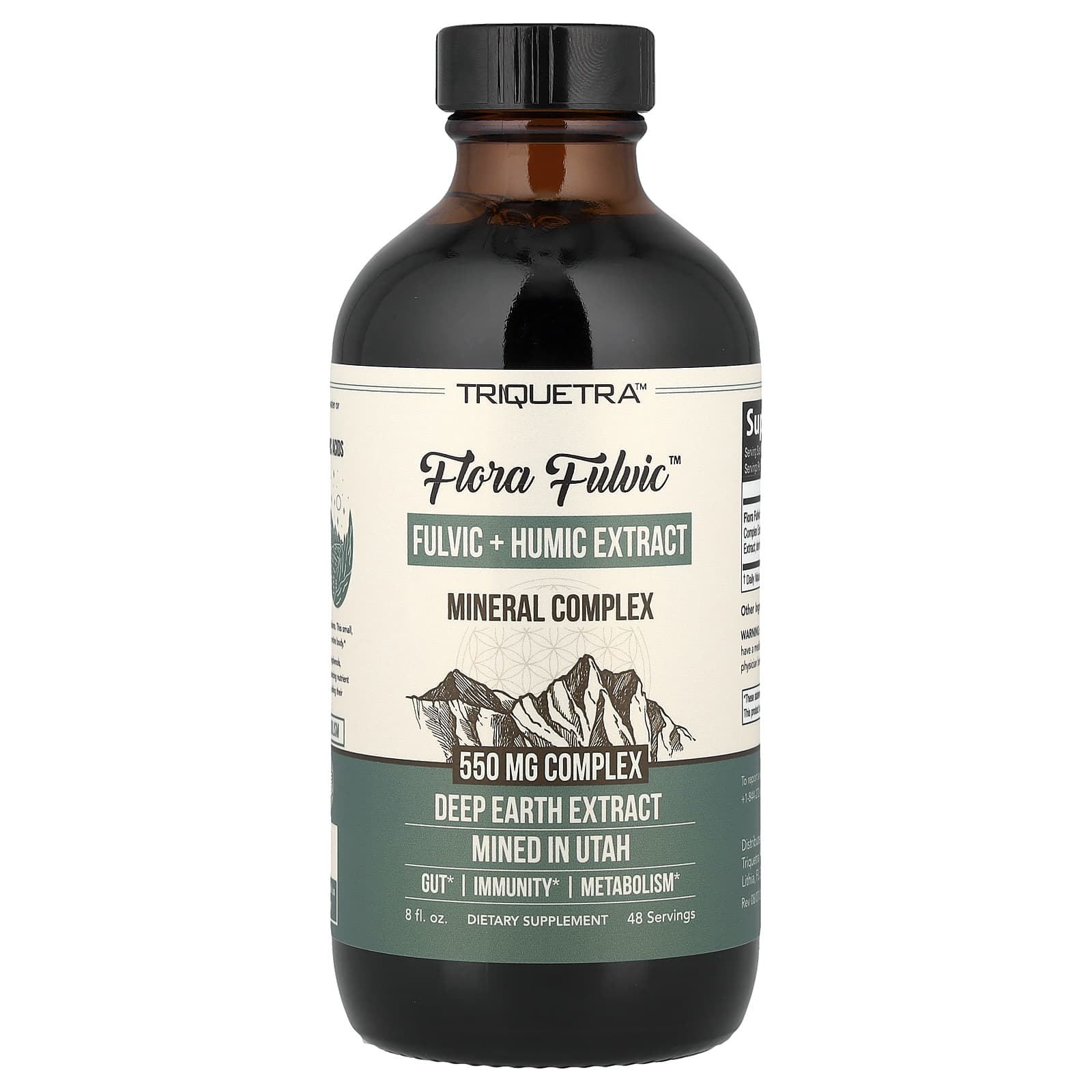 Flora Fulvic™, Fulvic + Humic Extract Mineral Complex, 8 fl oz